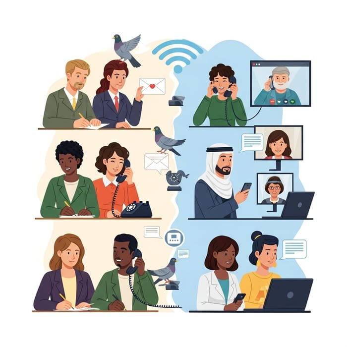 Impact of Technology on Communication: Visual Evolution