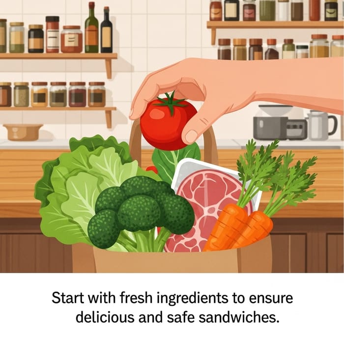 Choose Fresh Ingredients for Delicious Sandwiches Choose Fresh Ingredients for Delicious Sandwiches