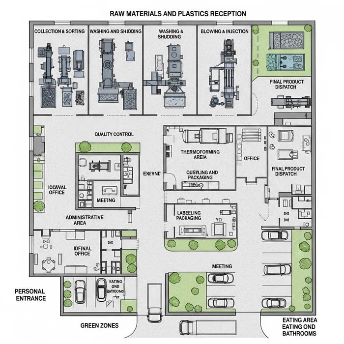 Raw Materials Reception Facility Design | Machinery & Storage