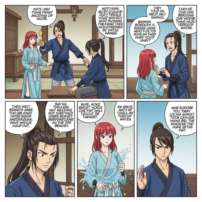 Ranma 1/2 Comic: Martial Arts Gender-Switching Page Ranma 1/2 Comic: Martial Arts Gender-Switching Page