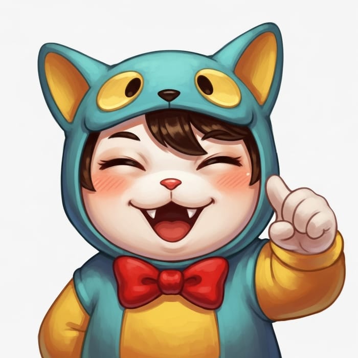 Comedic Anthropomorphic Fursona in Vibrant Cartoon Style Comedic Anthropomorphic Fursona in Vibrant Cartoon Style