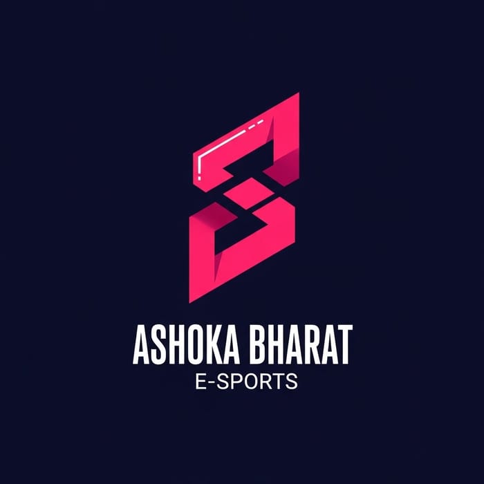 Ashoka Bharat E-Sport | Futuristic Cyberpunk Logo Design Ashoka Bharat E-Sport | Futuristic Cyberpunk Logo Design
