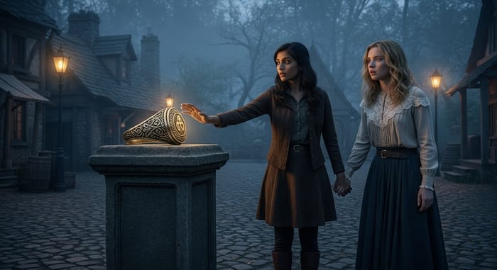 Cursed Ring in Ancient Village: Eerie Encounter of Two Women