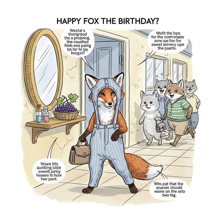 The Fox and the Mysterious Pants: A Joyful Misadventure The Fox and the Mysterious Pants: A Joyful Misadventure