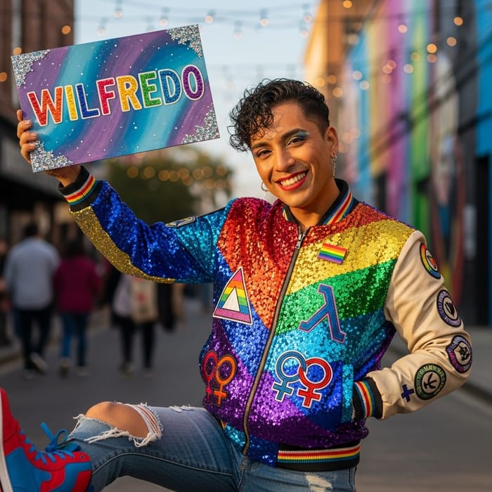 Expressive LGBTQ+ Individual - Wilfredo Lanzas López Image Creation Expressive LGBTQ+ Individual - Wilfredo Lanzas López Image Creation