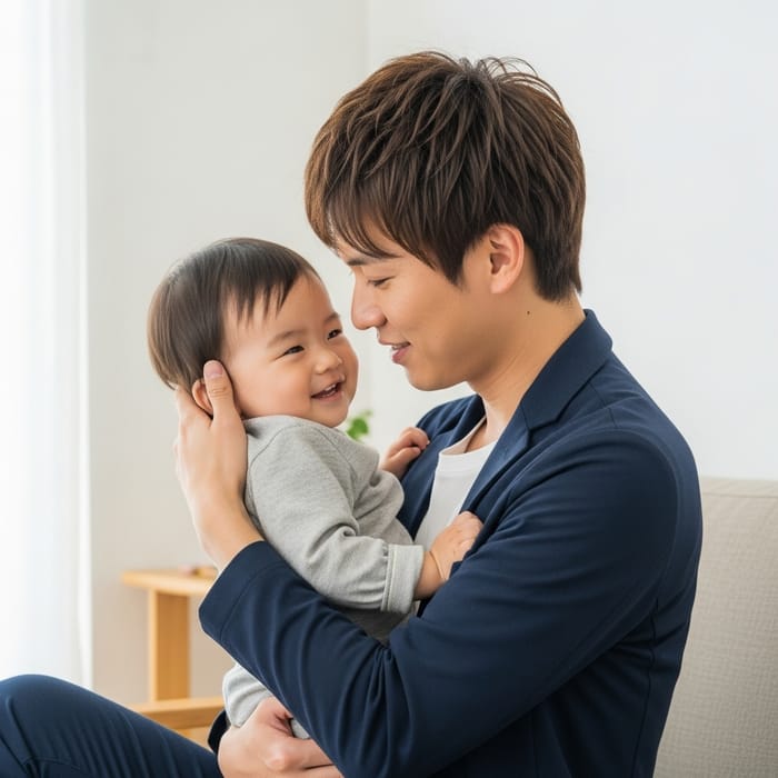 Jeon Jungkook Bonding with His Child: Heartwarming Family Moment Jeon Jungkook Bonding with His Child: Heartwarming Family Moment