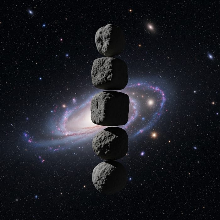 Stone Blocks in Space: Mystery and Awe