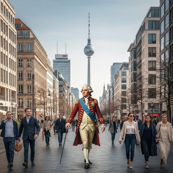 Imagining Berlin Today with Frederick the Great | Modern & Historical Fusion