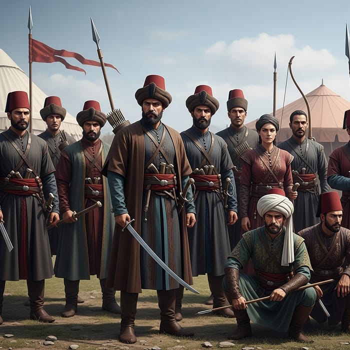 Strong Ottoman Soldiers in the 16th Century