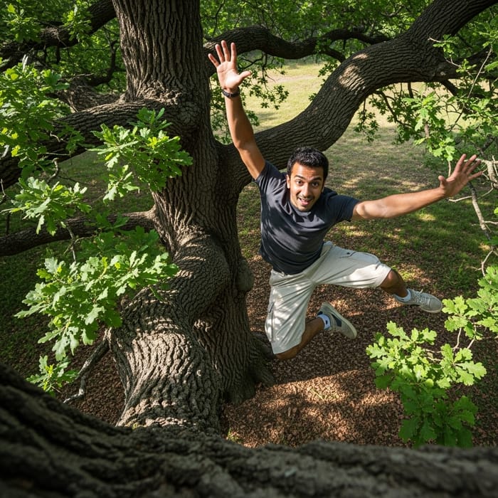 Faez Jumps from Tree to Hell Faez Jumps from Tree to Hell
