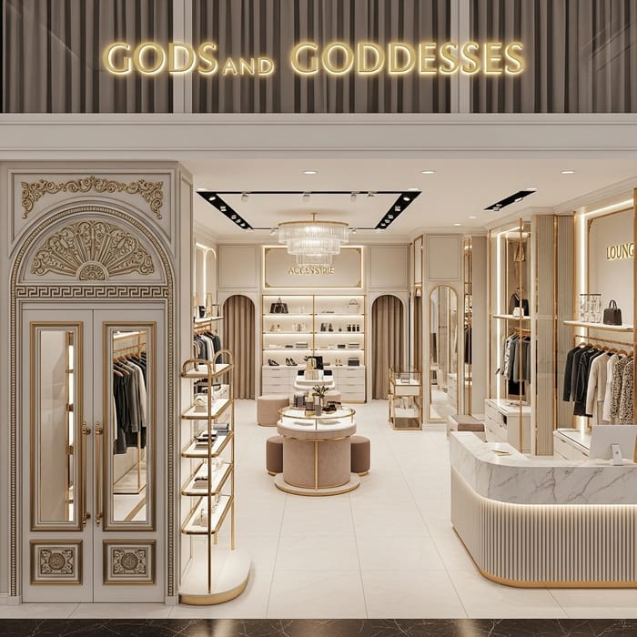 Luxurious Boutique Floor Plan - Gods and Goddesses Luxurious Boutique Floor Plan - Gods and Goddesses