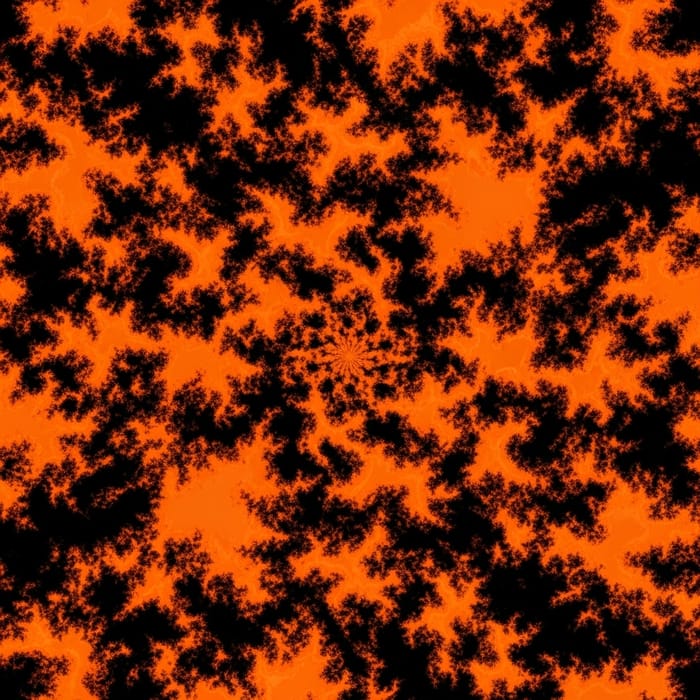 Vibrant Orange and Black Fire Fractals | Fiery Design Vibrant Orange and Black Fire Fractals | Fiery Design