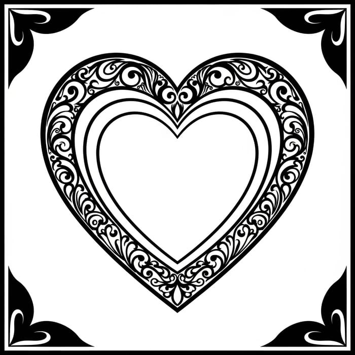 Chic Black White Valentine Aesthetic Design Chic Black White Valentine Aesthetic Design