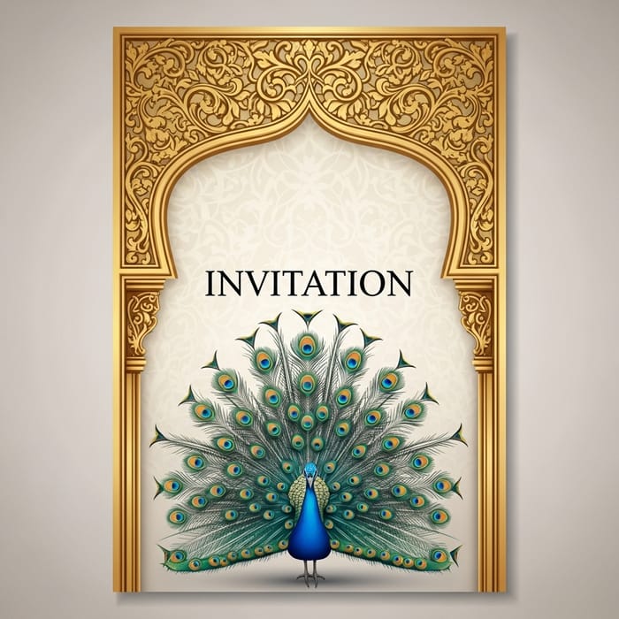 Elegant Ornate Invitation Card Design Elegant Ornate Invitation Card Design