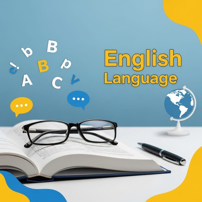 Captivating English Language YouTube Channel Cover Design Captivating English Language YouTube Channel Cover Design