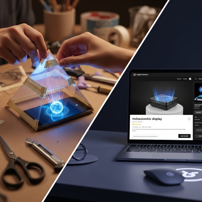 DIY vs Amazon: Make Your Own Hologram or Buy Online DIY vs Amazon: Make Your Own Hologram or Buy Online