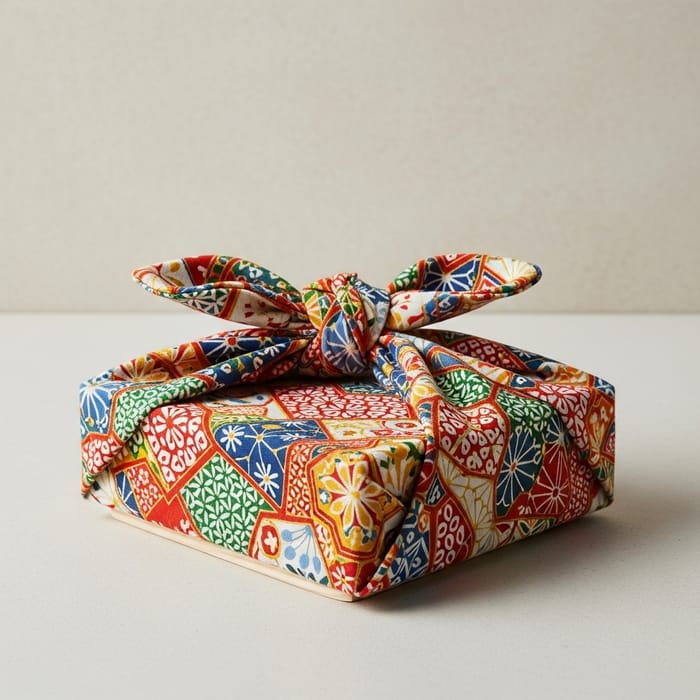 Japanese Bento Furoshiki Abstruct Artwork Japanese Bento Furoshiki Abstruct Artwork
