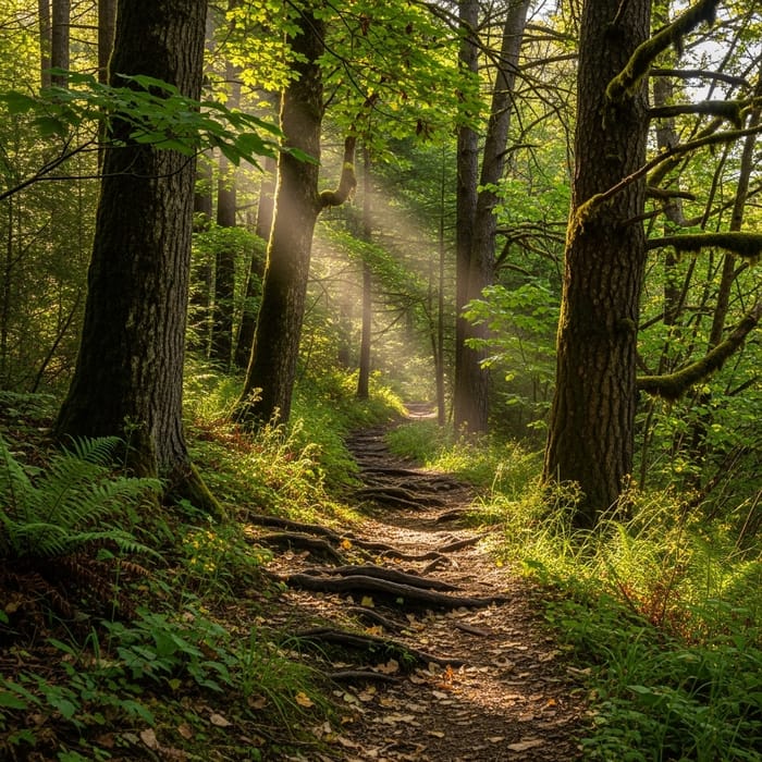 Enchanting Forest Trail | Realism, Hyperrealism, Photorealism Enchanting Forest Trail | Realism, Hyperrealism, Photorealism