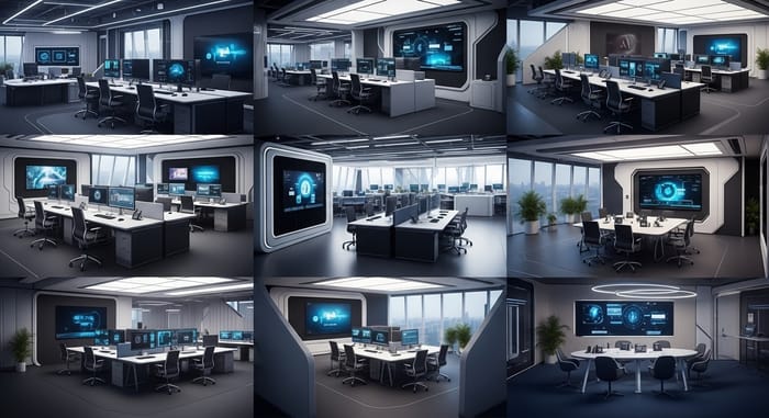 AI Innovation Center Interior Tour | Modern Hi-Tech Building Design AI Innovation Center Interior Tour | Modern Hi-Tech Building Design