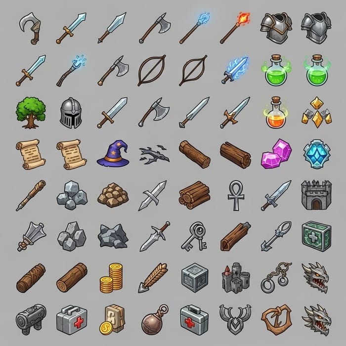 80 Individual Game Icons 80 Individual Game Icons