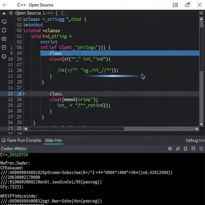 Dev C++ Programming Interface | Code Editor & Console Terminal