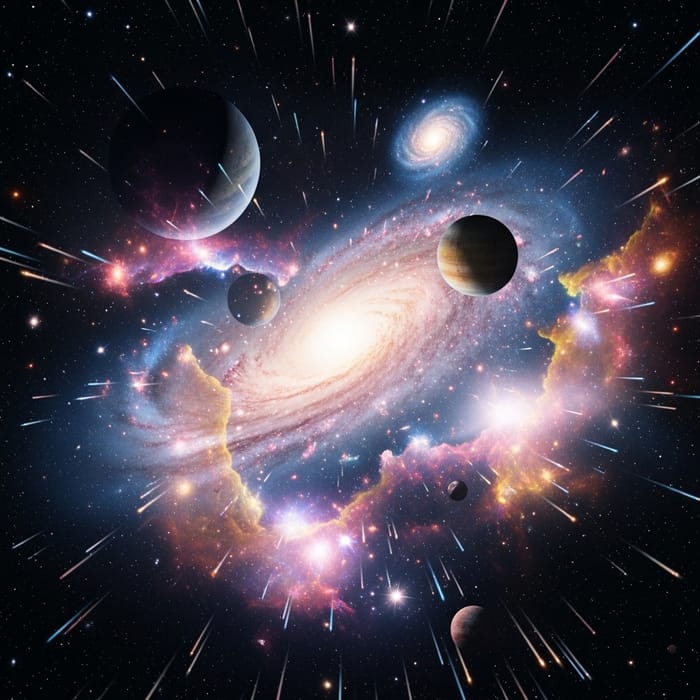 Galactic Exploration: An Abstract Cosmic Spectacle Galactic Exploration: An Abstract Cosmic Spectacle