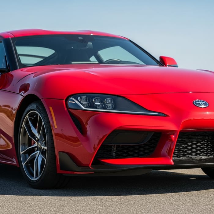 Toyota Supra Closeup Image Toyota Supra Closeup Image