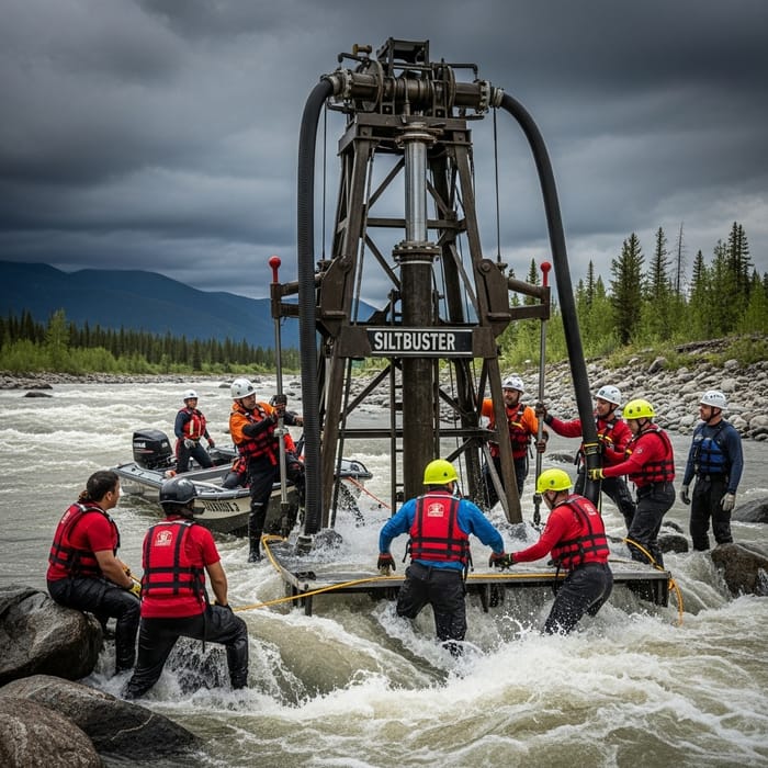 Siltbuster Rescue Scene | Crew Saves Submerged Boat