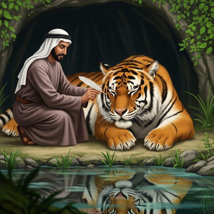 Chalak Lomri Draws Whiskers on a Sleeping Tiger - Magical Encounter and Transformation Chalak Lomri Draws Whiskers on a Sleeping Tiger - Magical Encounter and Transformation