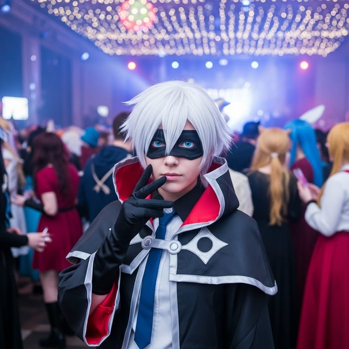 Gojo from Magic Battle Stuns Crowds at Lively Costume Social Gojo from Magic Battle Stuns Crowds at Lively Costume Social