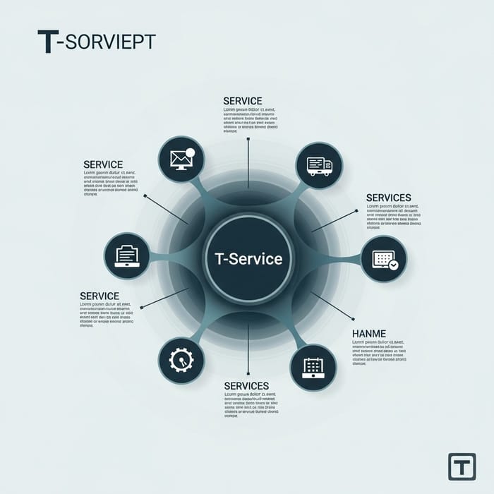 Professional T-Service Innovation in Impactful Colors