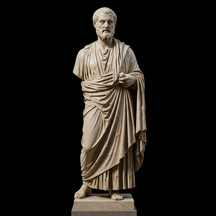 Marble Statue of Seneca: Masterpiece Carved in Timeless Wisdom Marble Statue of Seneca: Masterpiece Carved in Timeless Wisdom