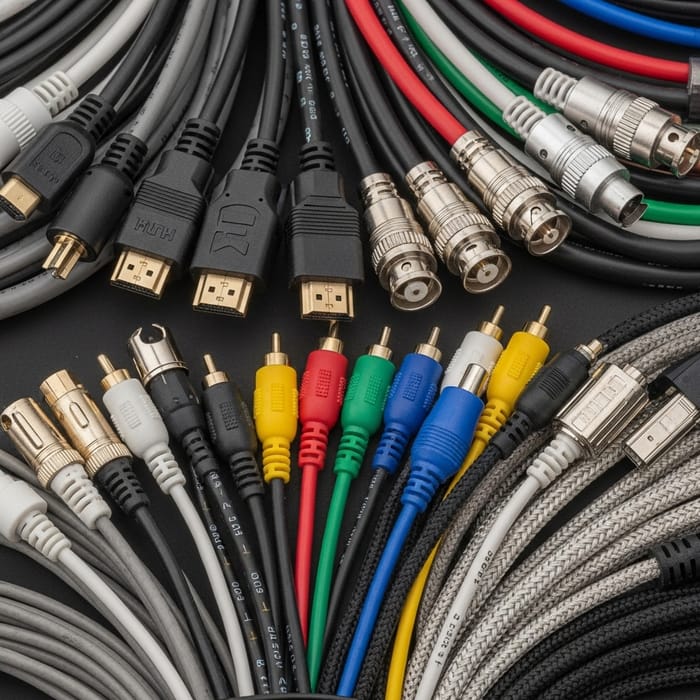 High-Quality Audio/Video Cables for Enhanced Connectivity