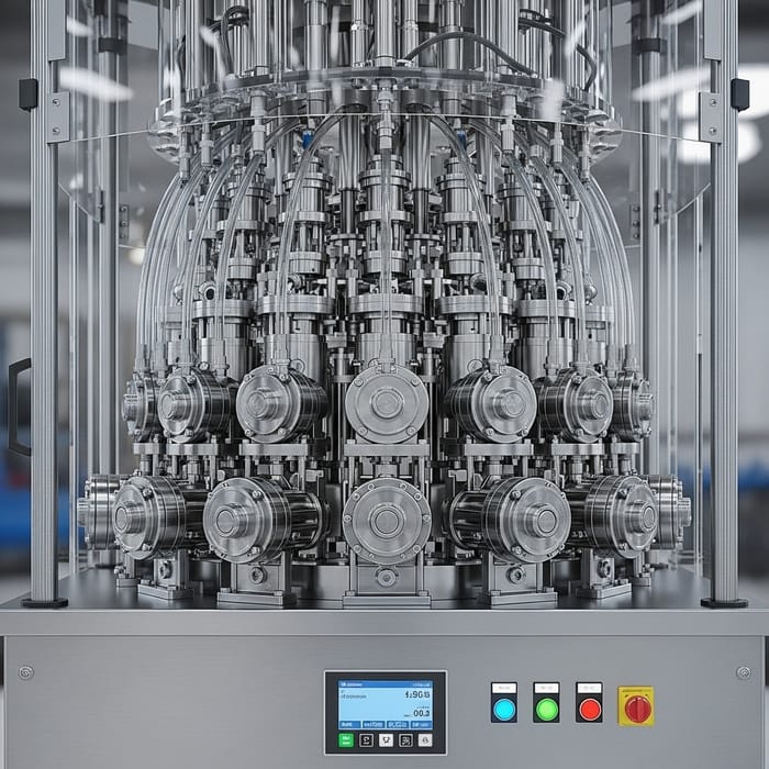 Rotary Pump Filling Machine - Precision Engineering Rotary Pump Filling Machine - Precision Engineering