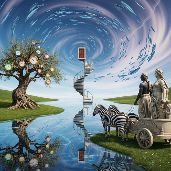 Surrealism: A Dreamlike Illusionary Scene