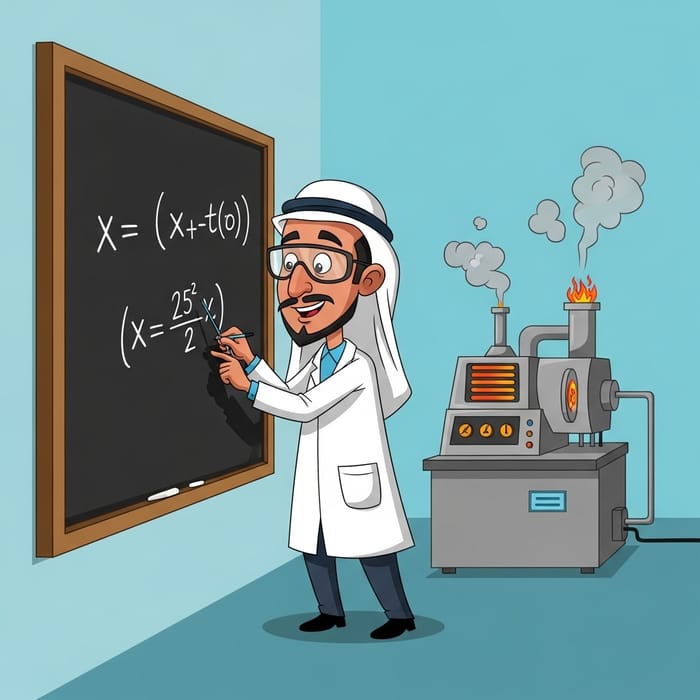 Whimsical Scientist Solves Wrong Problem with Humor