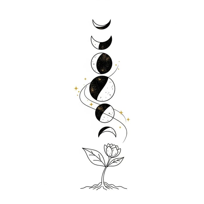Moon Phases & Growth: Cosmic Cycles and Inner Blossoming Moon Phases & Growth: Cosmic Cycles and Inner Blossoming