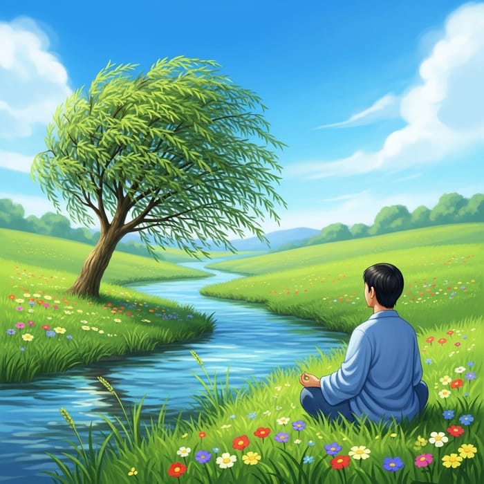 Serene Meadow: A Symbol of Peace and Tranquility Serene Meadow: A Symbol of Peace and Tranquility