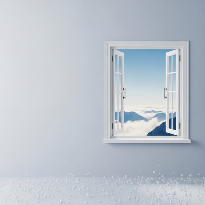 Stunning 3D White Plastic Window Display Stunning 3D White Plastic Window Display