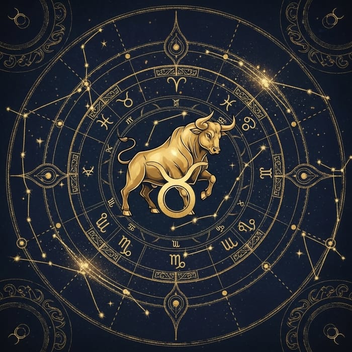 Celestial Taurus Horoscope Design | Greek Mythology Inspired Celestial Taurus Horoscope Design | Greek Mythology Inspired