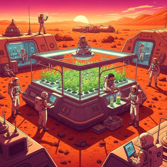 Explore a Futuristic Mars Space Camp Adventure Explore a Futuristic Mars Space Camp Adventure