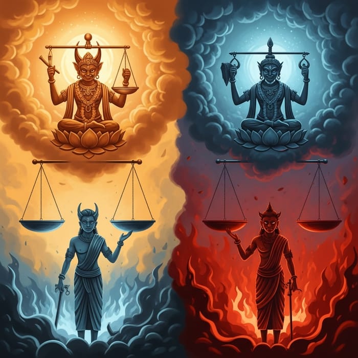 Cosmic Balance: Karma, Gods, Demons, Judgment, Deity