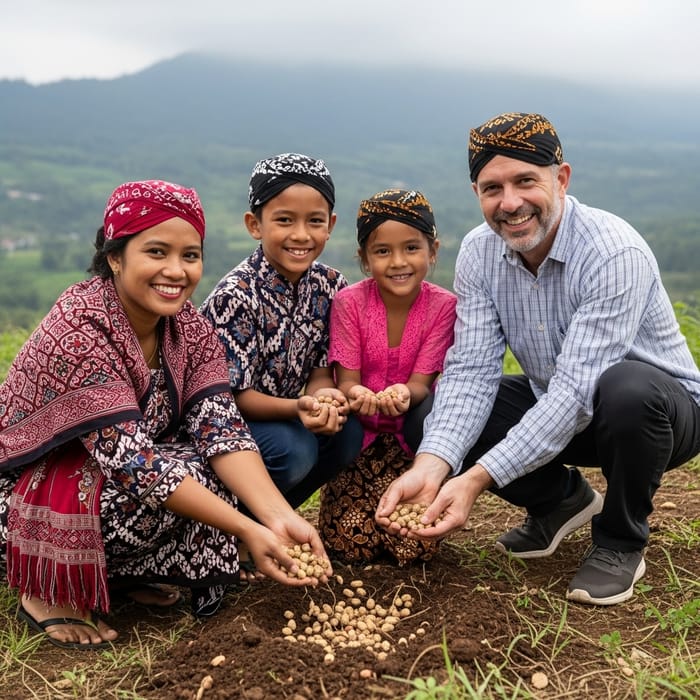 Traditional Family Harvesting Peanuts in Tuban, East Java | Multicultural Scene