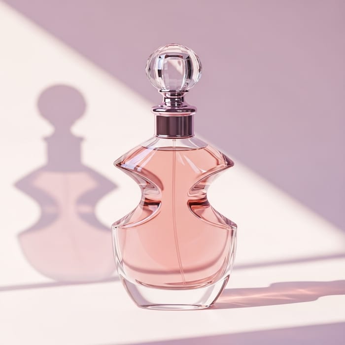 Feminine and Unique Perfume Bottle Mockup Feminine and Unique Perfume Bottle Mockup