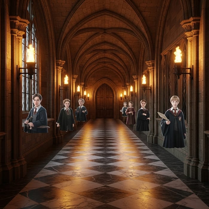 Magic Hallway Enchantment | Wizarding School-inspired Decor Magic Hallway Enchantment | Wizarding School-inspired Decor