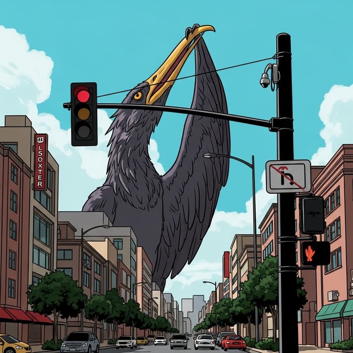 Majestic Farfetch'd Soars in Vibrant Urban Pokémon World Majestic Farfetch'd Soars in Vibrant Urban Pokémon World