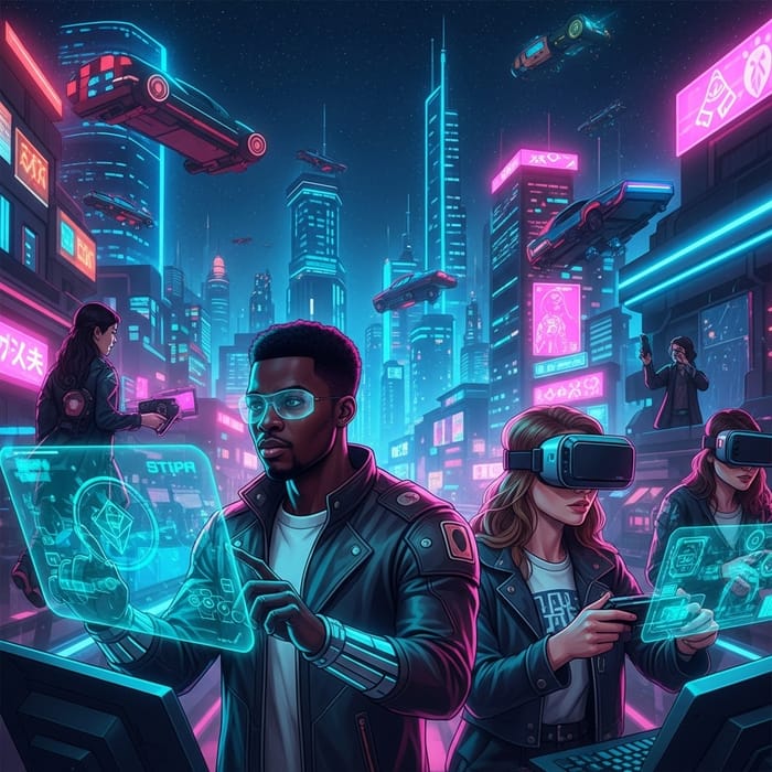 Futuristic Web3 Game Industry - Virtual Universe Vision Futuristic Web3 Game Industry - Virtual Universe Vision