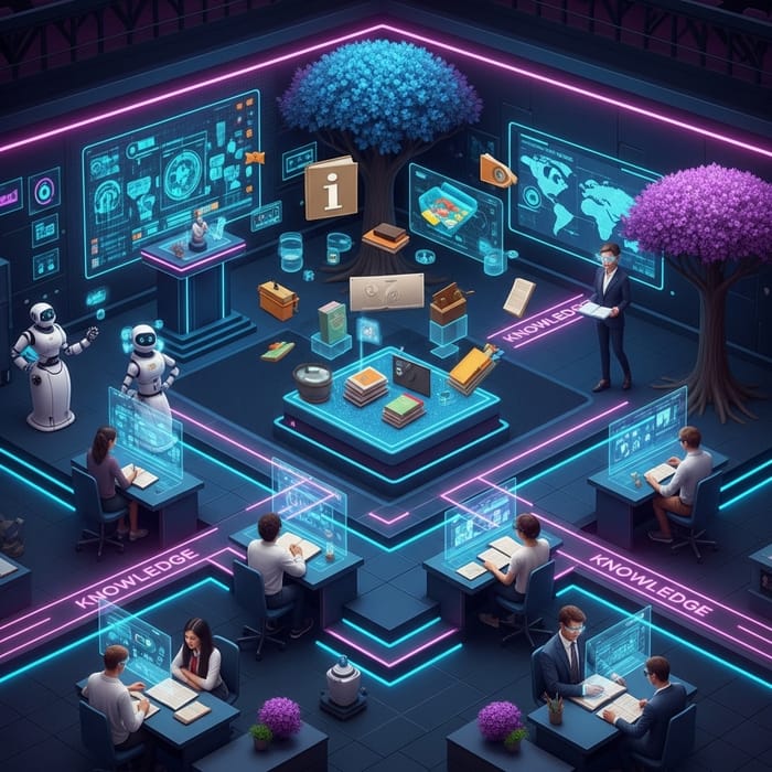 Futuristic Education Universe - Immersive E-Learning Environment Futuristic Education Universe - Immersive E-Learning Environment