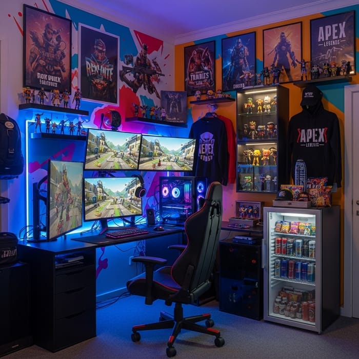 Ultimate Fortnite Gaming Room Setup and Decor Ideas Ultimate Fortnite Gaming Room Setup and Decor Ideas