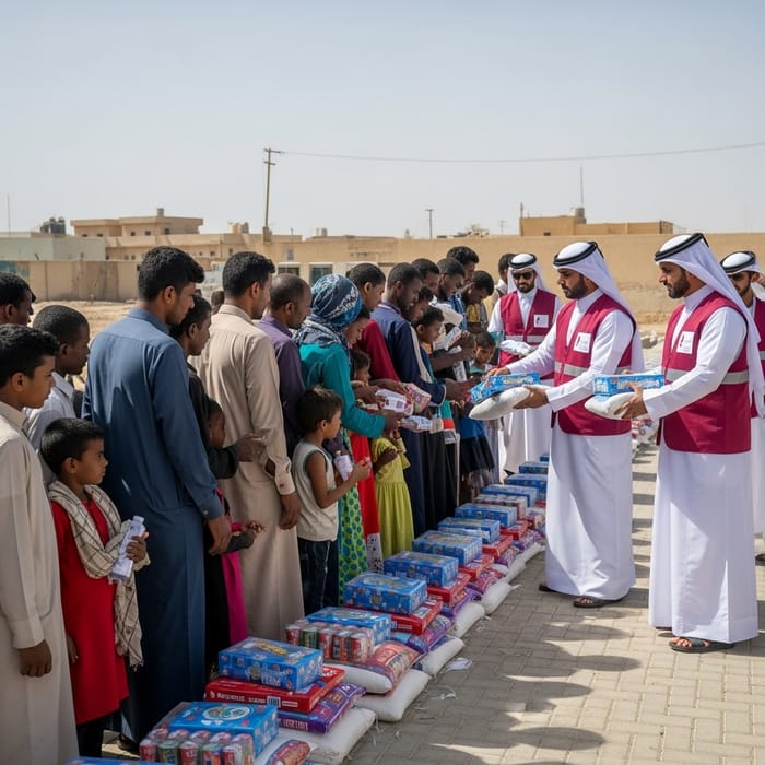 Qatar Charity Humanitarian Aid - Helping Needy in Qatar